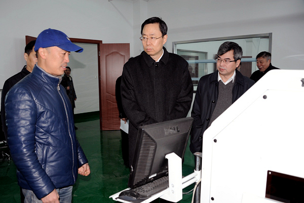泰州市委書記、市人大常委會主任藍紹敏蒞臨公司調(diào)研項目建設情況